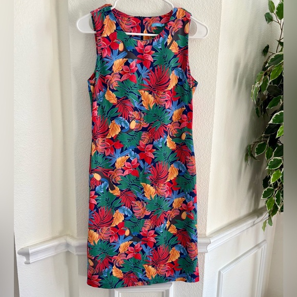 J.MacLaughlin Tropical Colorful Dress - Picture 2 of 6